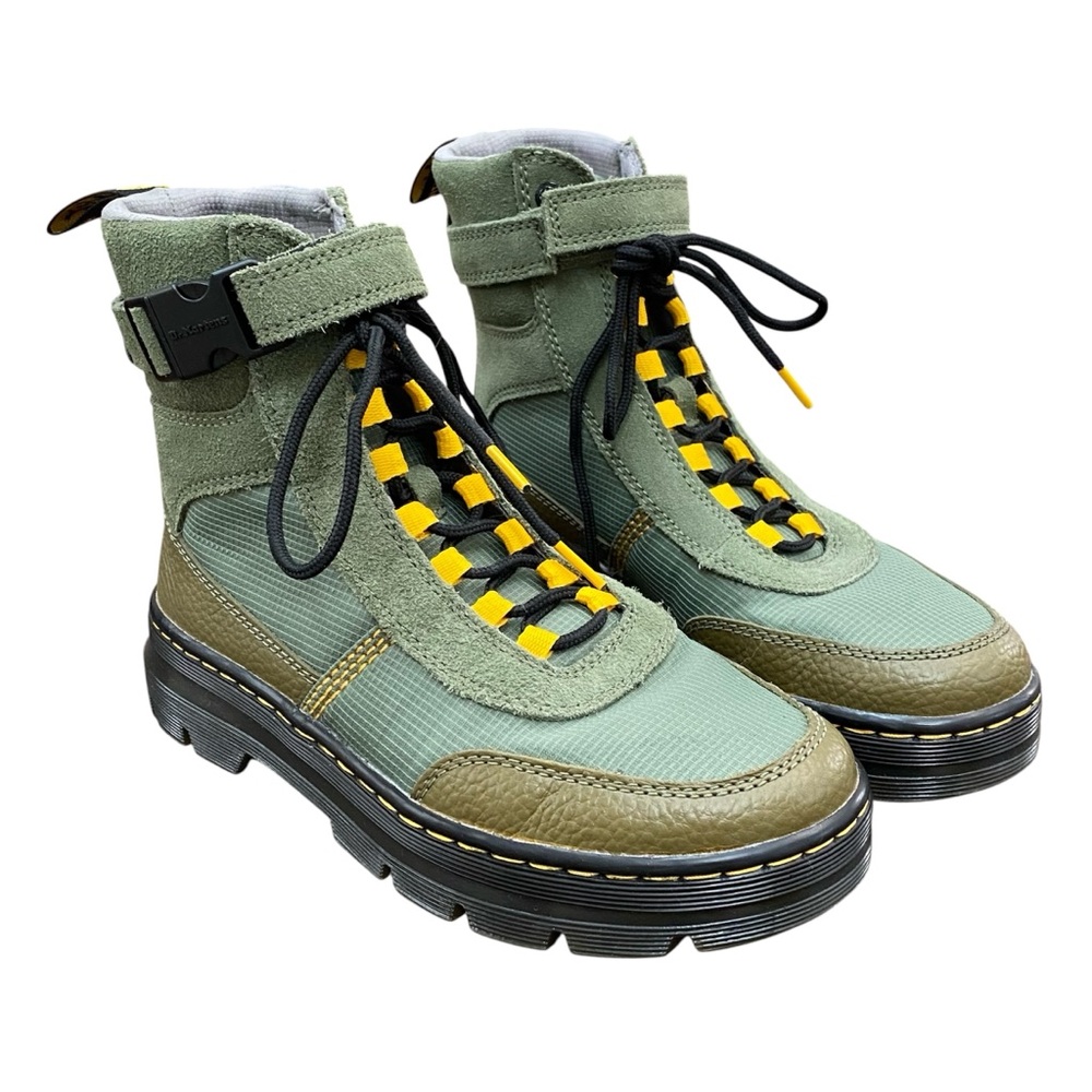 Dr. Martens Comb Tech Milled Nappa and Suede Casual Boots